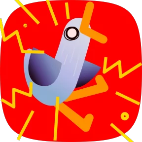 Чайка — стикер для MAX