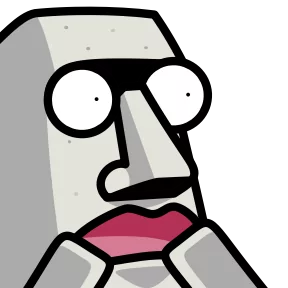 Истукан — стикер для MAX