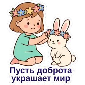 День защиты детей — стикер для MAX