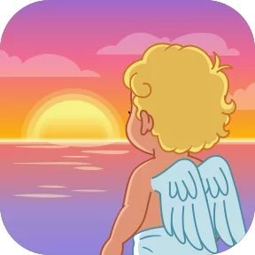 Купидон — стикер для MAX