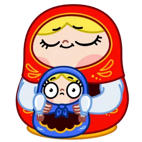 Матрёна — стикер для MAX