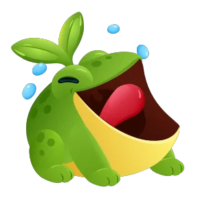 Жабка — стикер для MAX