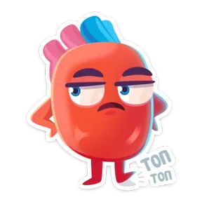 Сердце — стикер для MAX
