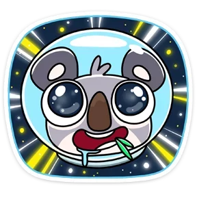 Коала — стикер для MAX