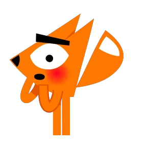 Лисец — стикер для MAX
