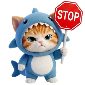 Котоакула — стикер для MAX