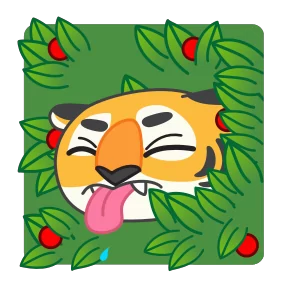 Тигрус — стикер для MAX