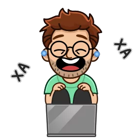 Разработчик — стикер для MAX