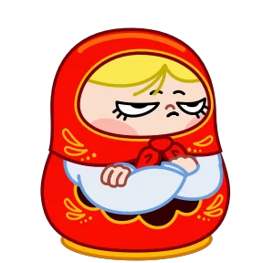 Матрёна — стикер для MAX