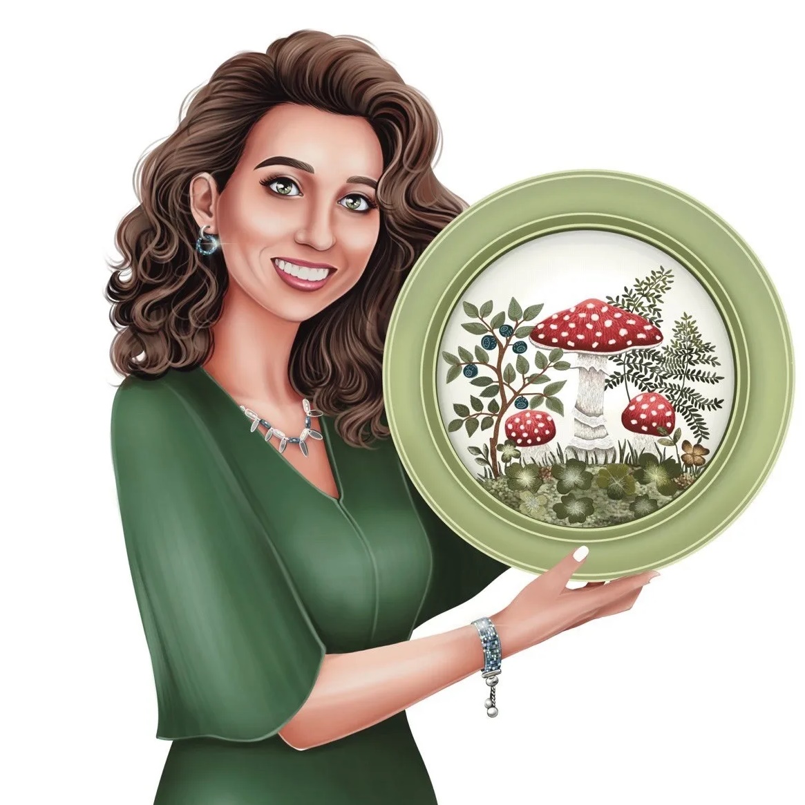 Ботаническая ВЫШИВКА гладью. Ёлкина Юлия