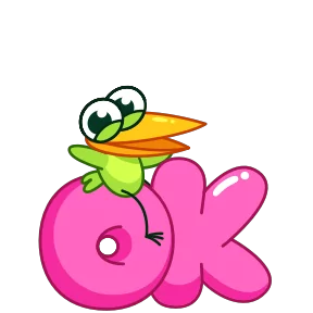 Птичка — стикер для MAX