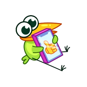 Птичка — стикер для MAX