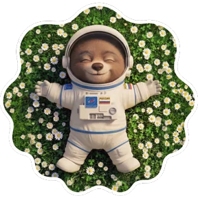 Неделя космоса — стикер для MAX