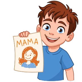 Семья — стикер для MAX