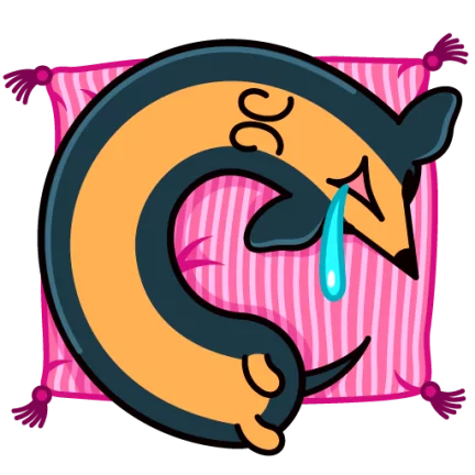 Такса — стикер для MAX