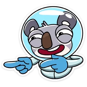 Коала — стикер для MAX