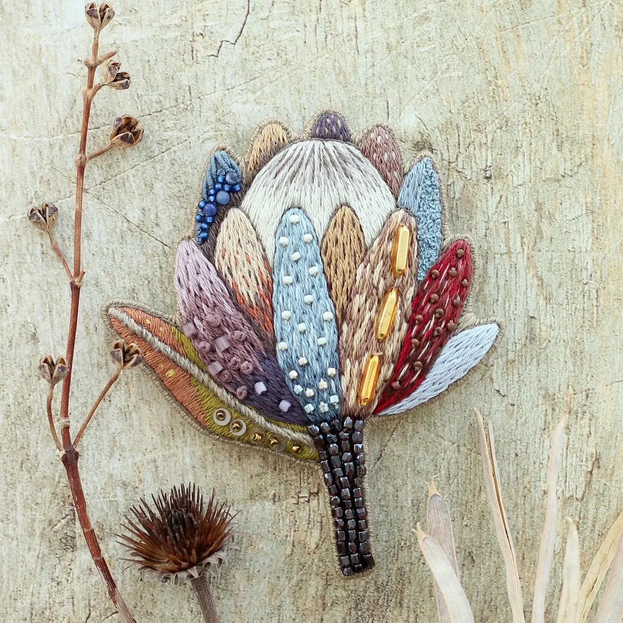 Разнотравье I Вышивка I Мастер-классы