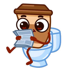 Стаканчик Кофе — стикер для MAX