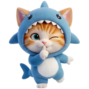 Котоакула — стикер для MAX
