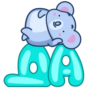 Коала Алла — стикер для MAX