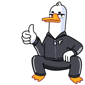 Гусь — стикер для MAX