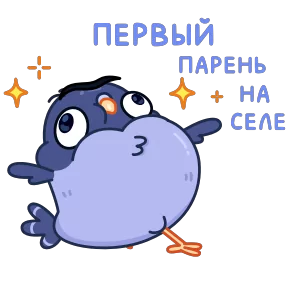 Голубчик — стикер для MAX