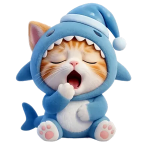 Котоакула — стикер для MAX