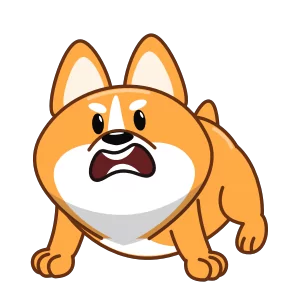 Корги — стикер для MAX