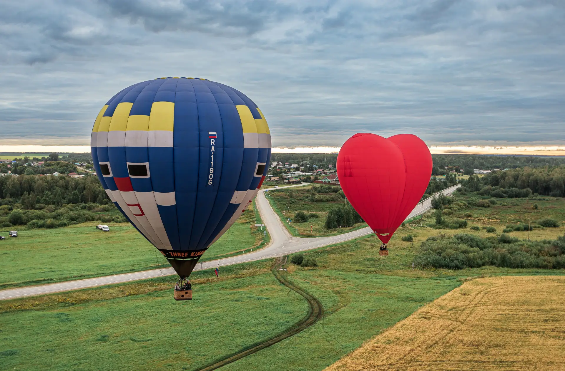Полёт на воздушном шаре в Екатеринбурге: Три Короля