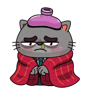 Бизнес-кот — стикер для MAX