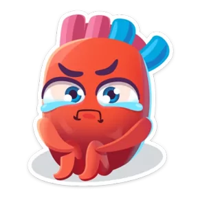Сердце — стикер для MAX