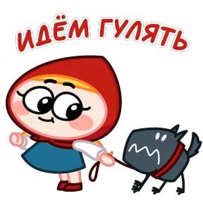 Красная Шапка — стикер для MAX