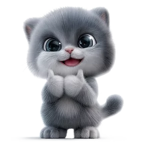 Котёнок — стикер для MAX