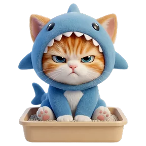 Котоакула — стикер для MAX