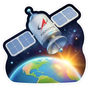 Неделя космоса — стикер для MAX