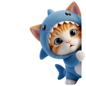 Котоакула — стикер для MAX