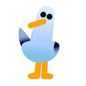 Чайка — стикер для MAX