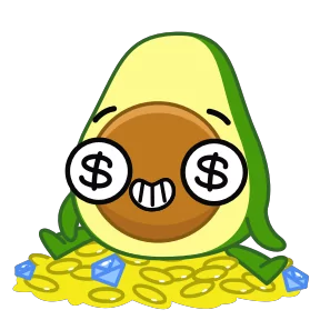 Авокадо — стикер для MAX