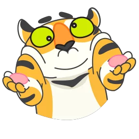 Тигрус — стикер для MAX