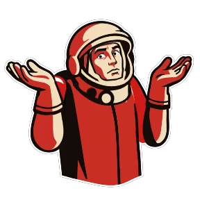 Космос наш — стикер для MAX
