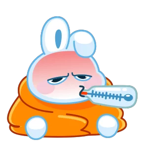 Заяц — стикер для MAX