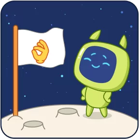 Робот Гоша — стикер для MAX