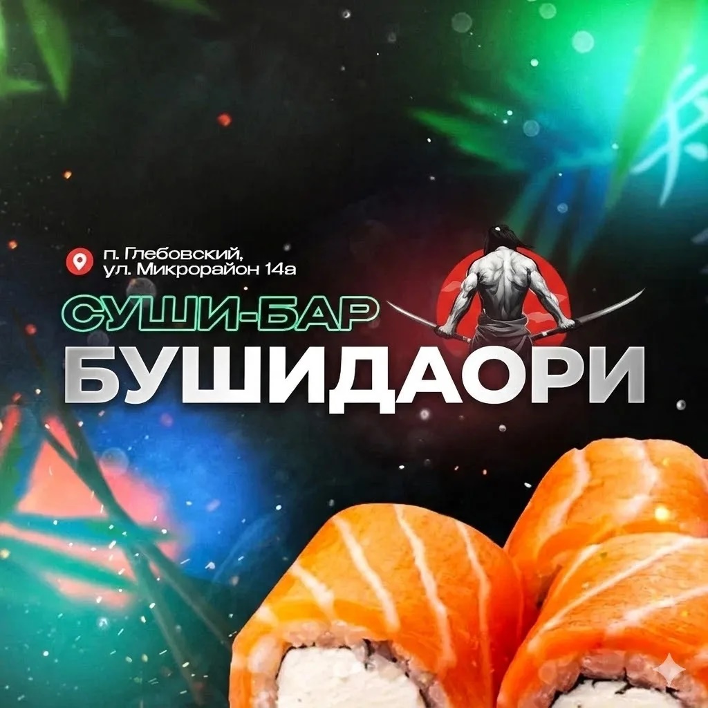 БУШИДАОРИ |КОДЕКС САМУРАЯ | суши - бар | ИСТРА | ГЛЕБОВСКИЙ