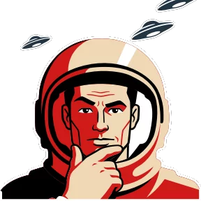 Космос наш — стикер для MAX