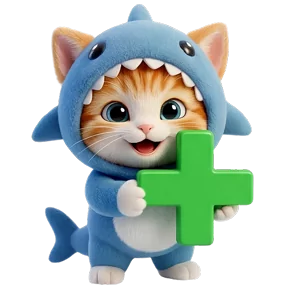 Котоакула — стикер для MAX