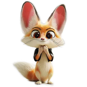 Литтл Лис — стикер для MAX