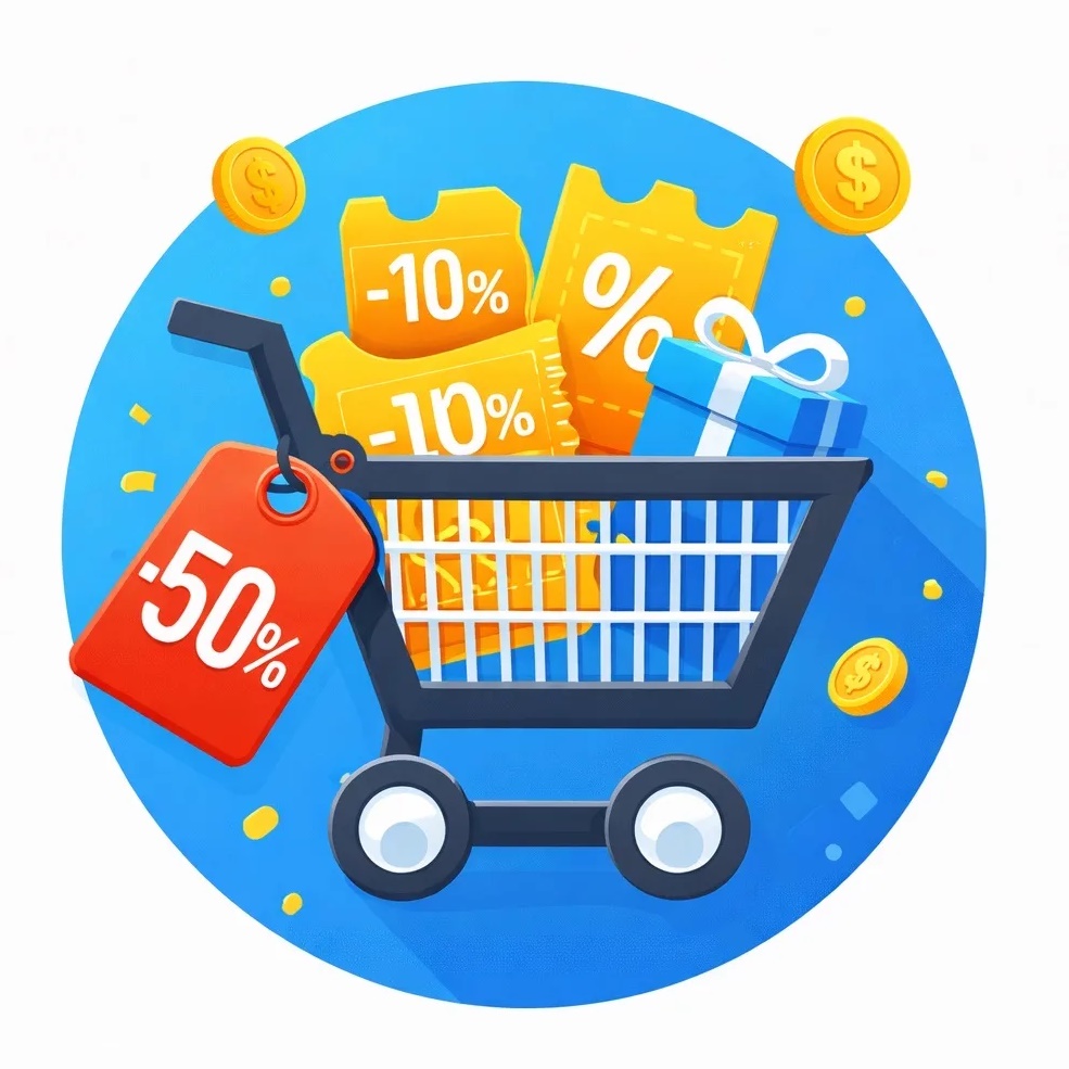 Тележка промокодов