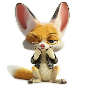 Литтл Лис — стикер для MAX