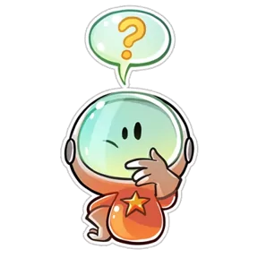 Космонавт — стикер для MAX