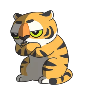 Тигрус — стикер для MAX